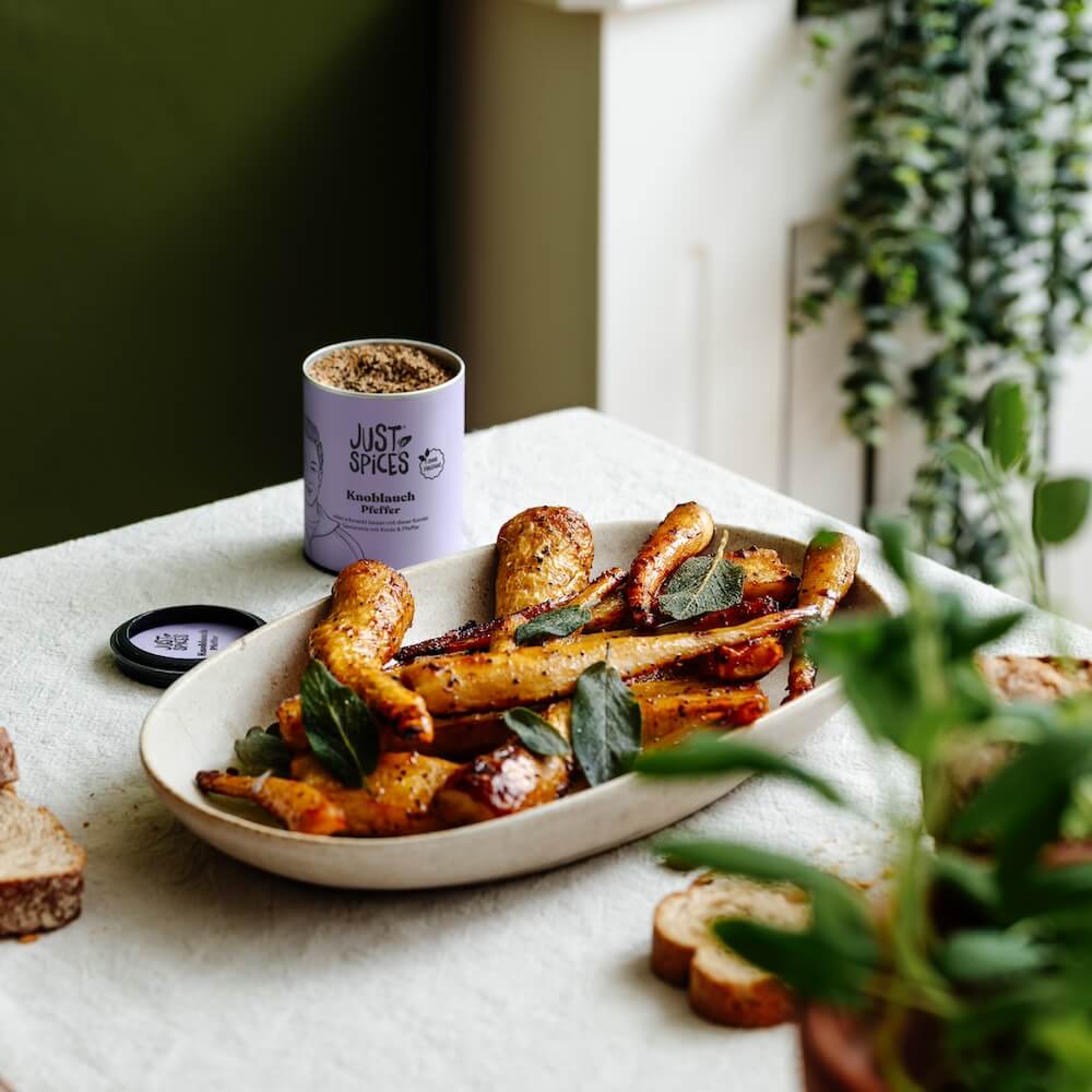 Glasierte Pastinaken | Rezept | JUST SPICES®