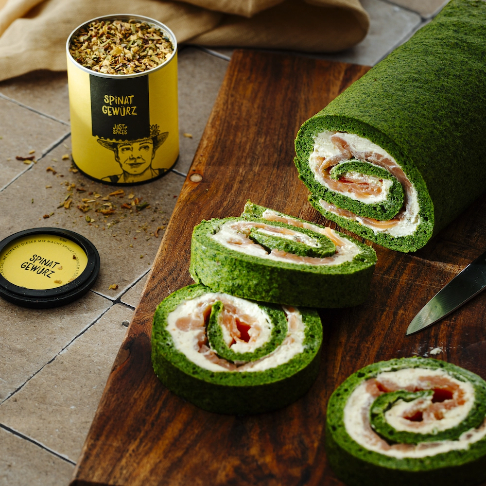 Lachs Spinat Rolle | Rezept | JUST SPICES®