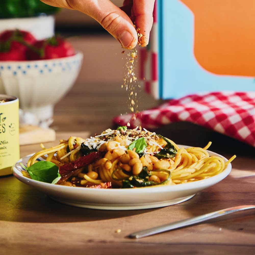  Marry Me Beans mit Bandnudeln