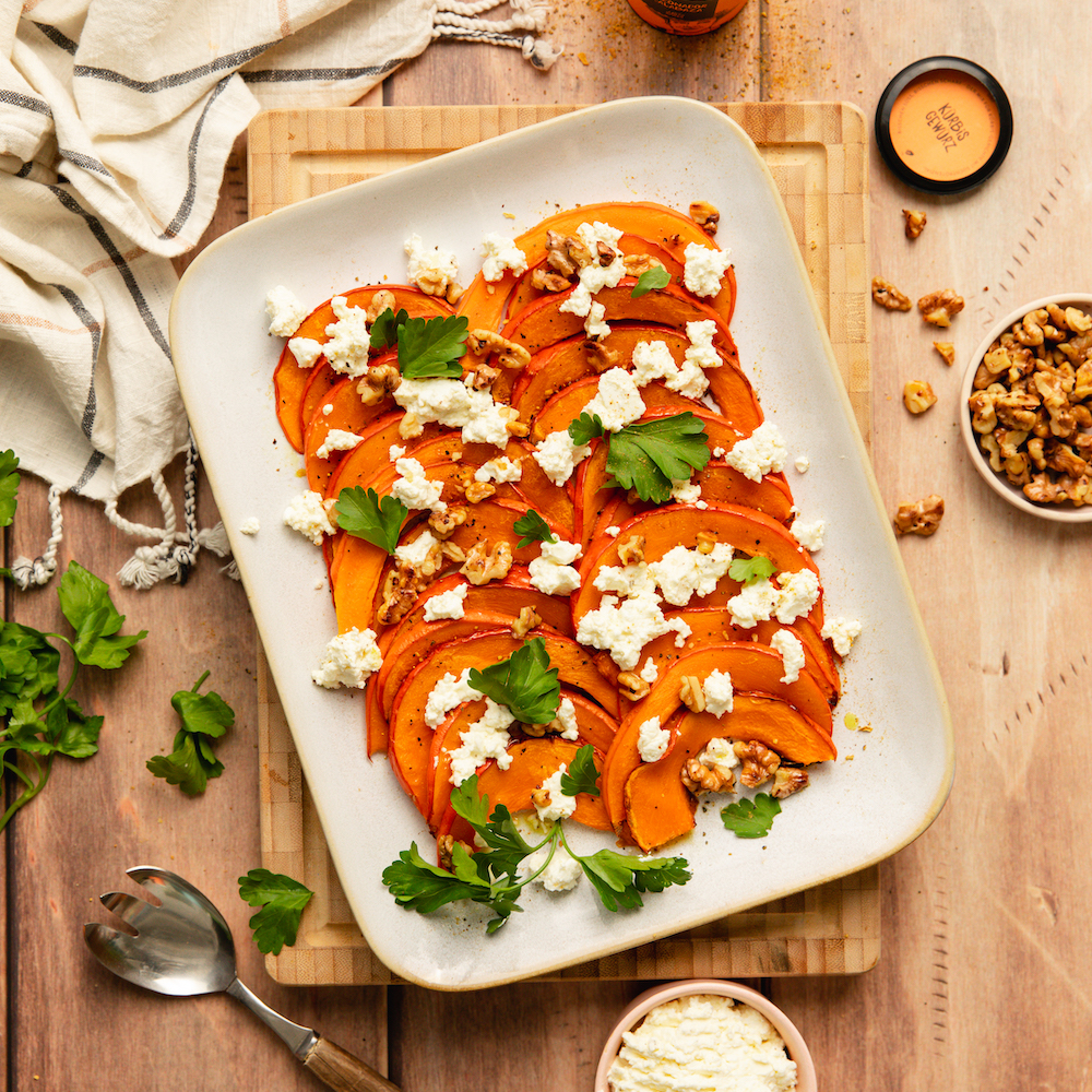 Ofenkürbis mit Feta Dip | Rezept | JUST SPICES®