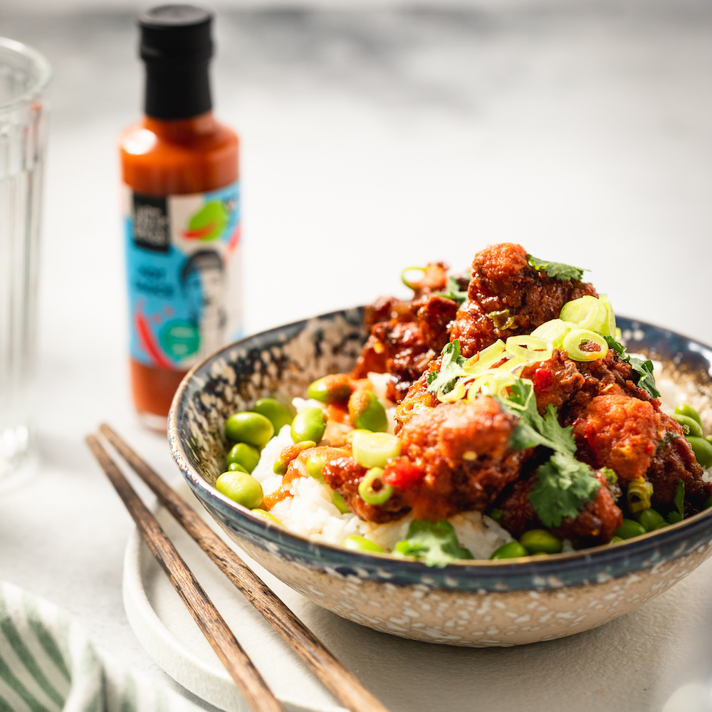 Rice Bowl mit glasiertem Hähnchen | Rezept | JUST SPICES®