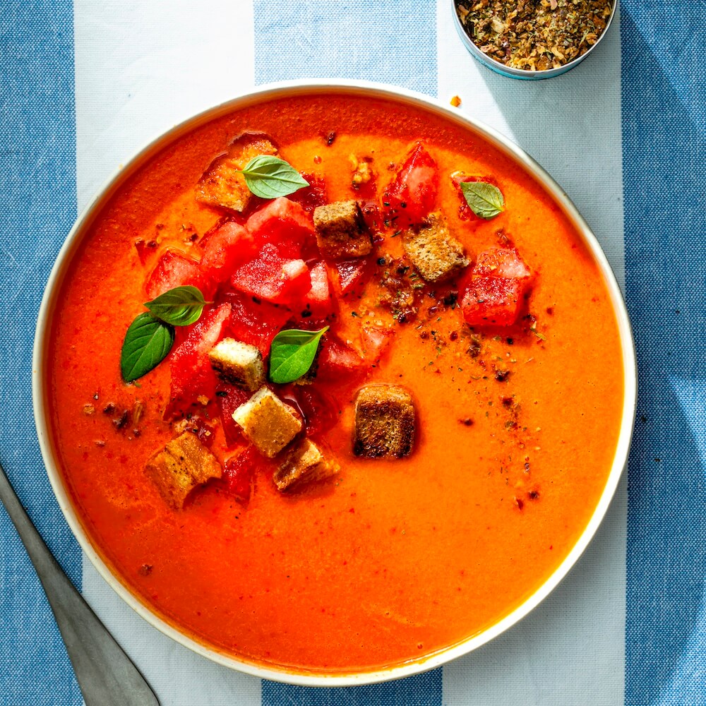Wassermelonen Gazpacho mit Thermomix® | Rezept | JUST SPICES®