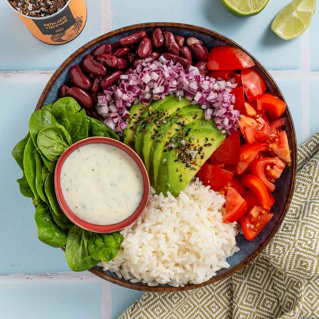 Burrito Bowl mit Avocado Rezept JUST SPICES®