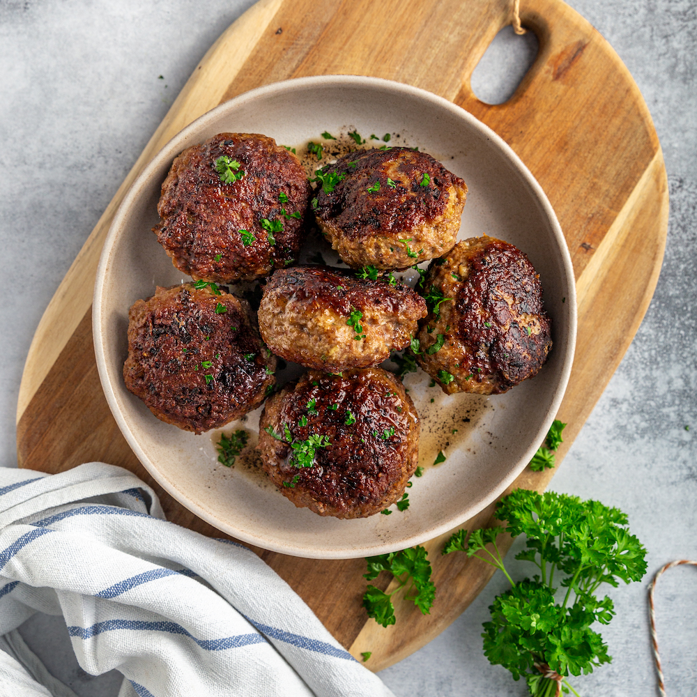 Frikadellen aus der Heißluftfritteuse | Rezept | JUST SPICES®