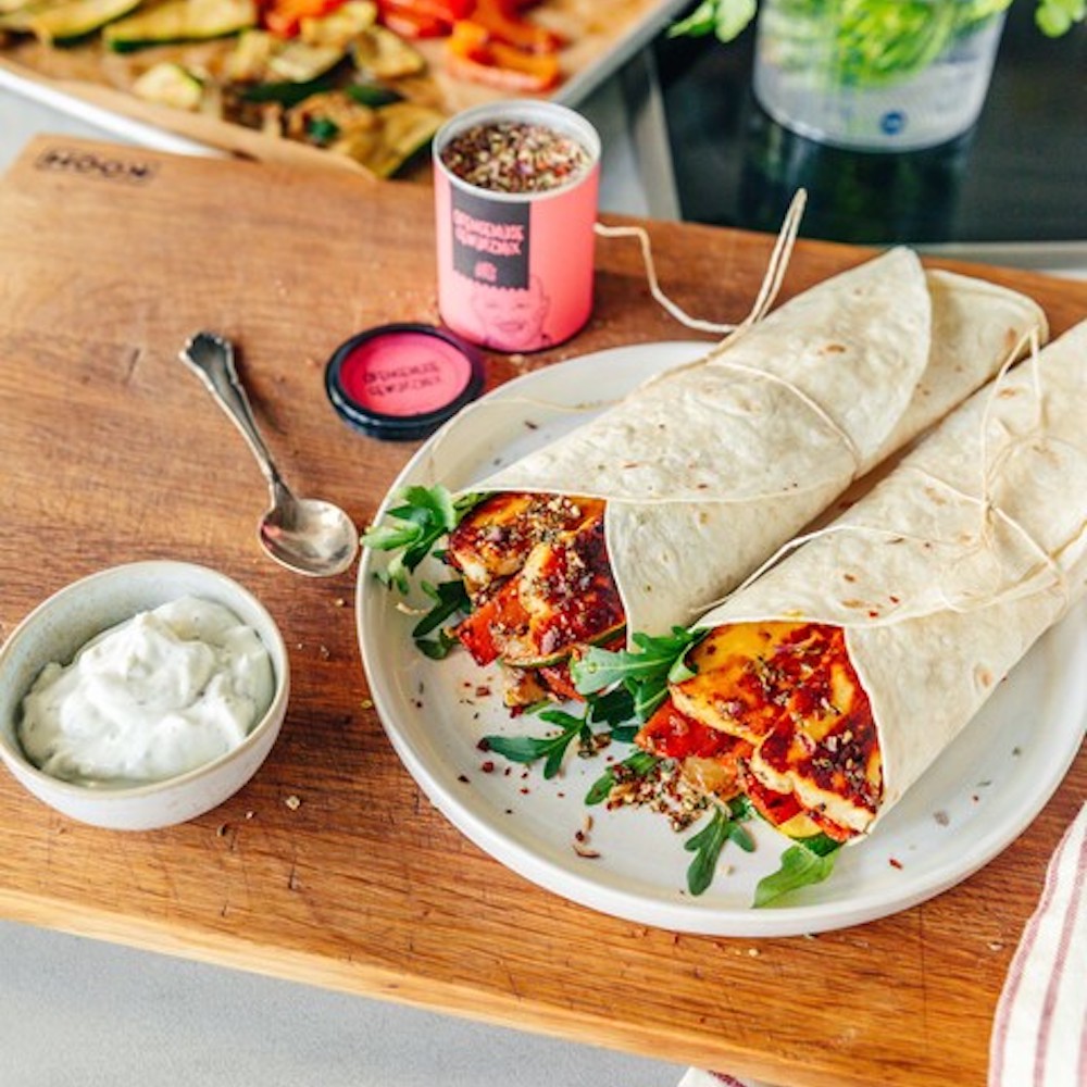 Halloumi Wrap mit Ofengemüse Rezept JUST SPICES®