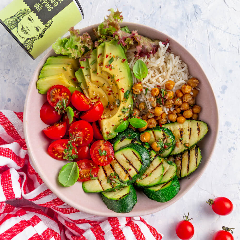 Italienische Avocado Bowl