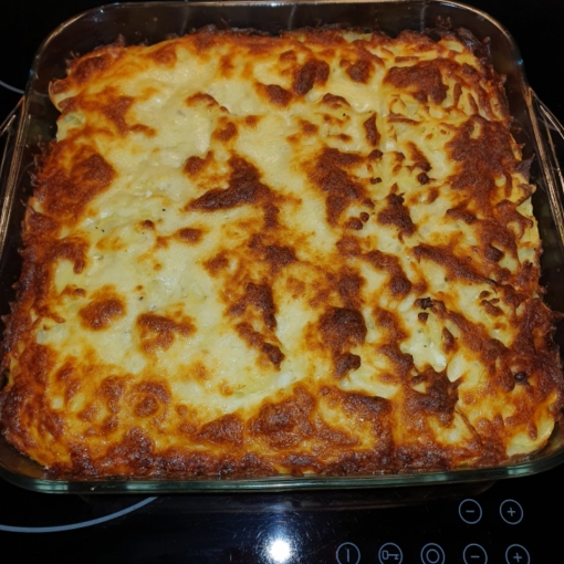 Kartoffelauflauf mit Schinken