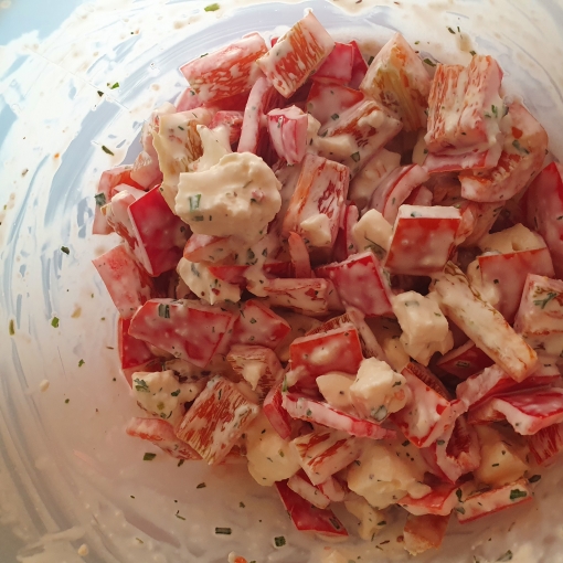 Paprika Mozzarella Salat