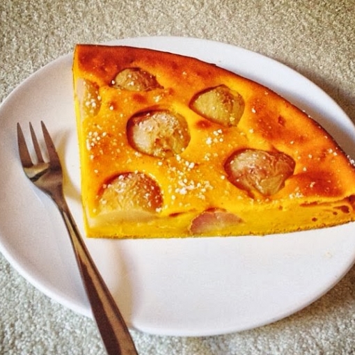 Kürbis-Pfirsich Tarte