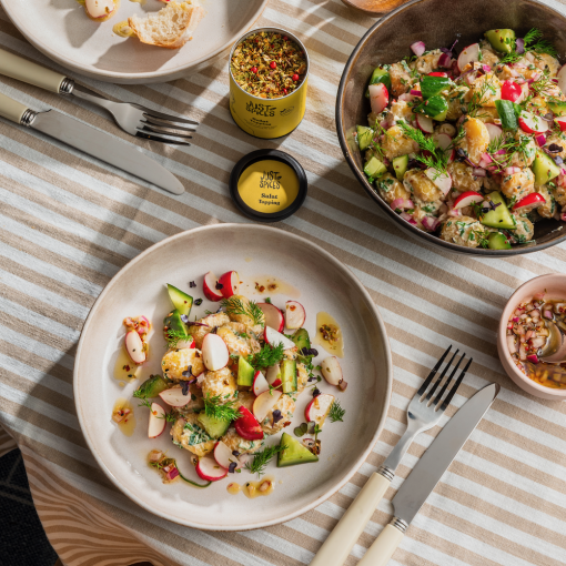 Crunchy Gnocchi Salat