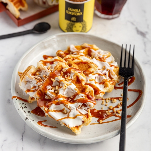 Karamell Waffeln
