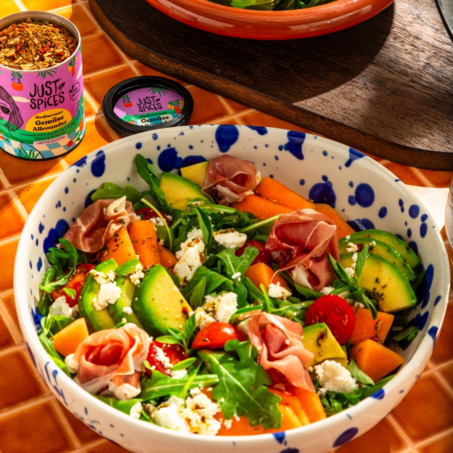 Melonen Salat mit Prosciutto