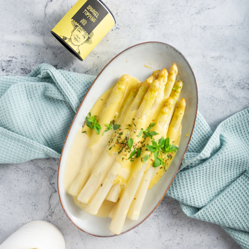 Weißer Spargel mit Hollandaise