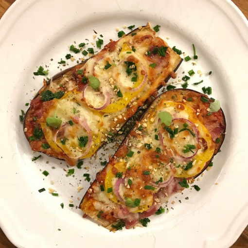 Auberginenpizza