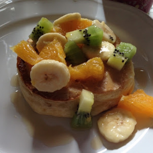Buttermilchpancakes ohne Buttermilch