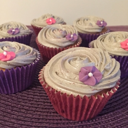 Blaubeer Cupcakes