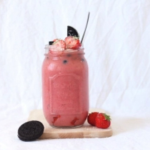 Erdbeeren-Nicecream