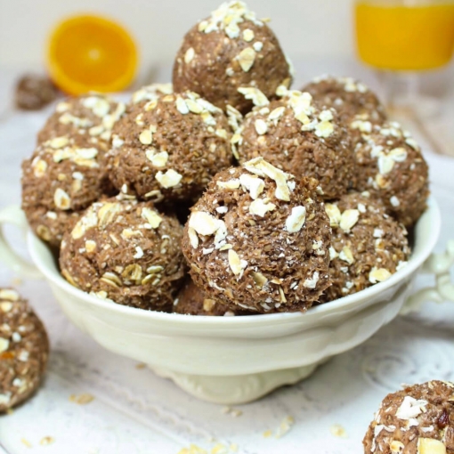 Chia-Schoko-Kugeln