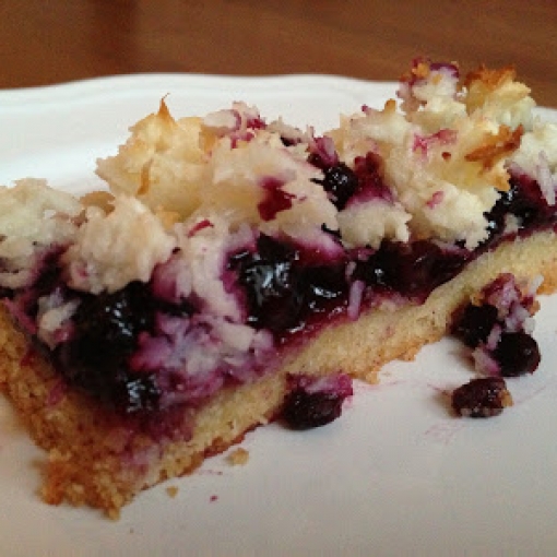 Blueberry Coconut Bars