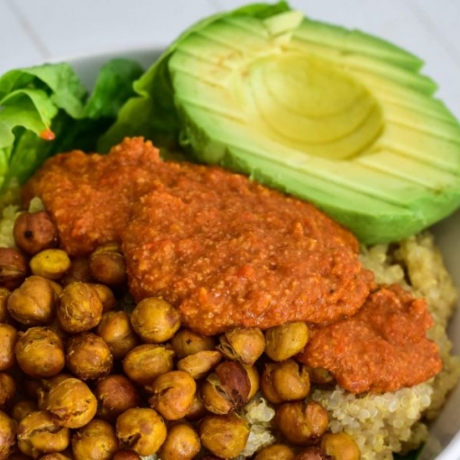 Kichererbsen-Quinoa-Bowl