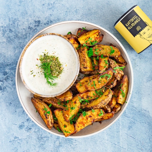 Kartoffel Wedges mit Sour Cream
