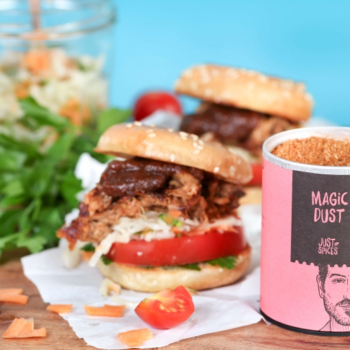 Pulled Pork Burger aus dem Ofen