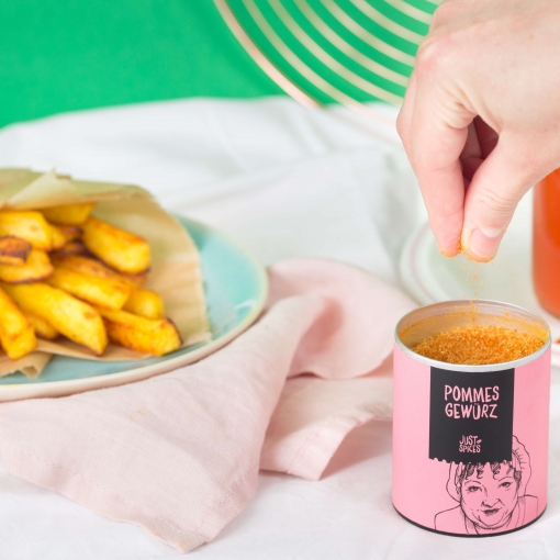 Ofen-Pommes mit selbstgemachtem Ketchup