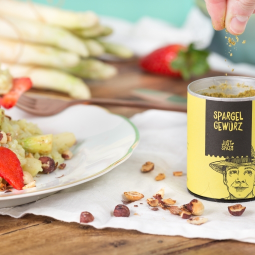 Spargel Erdbeer Risotto