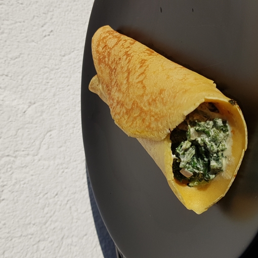 gefüllte Pfannkuchen