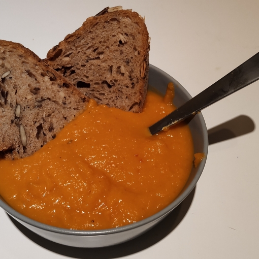 Süßkartoffel-Kürbis-Suppe