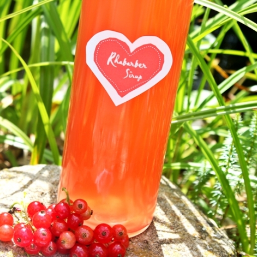 DIY Rhabarbersirup