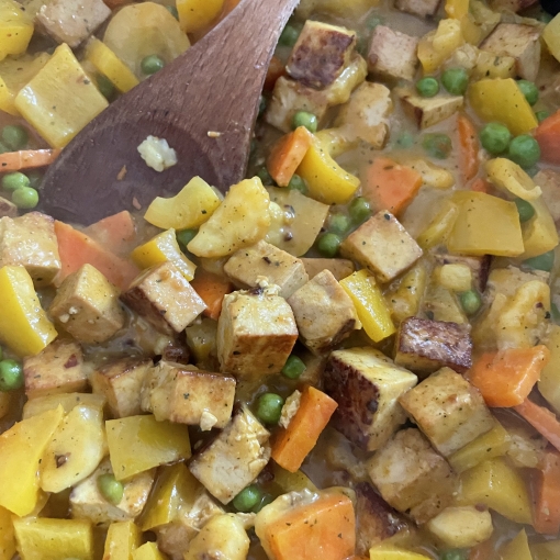 Vegetarisches Tofu-Gemüse-Curry