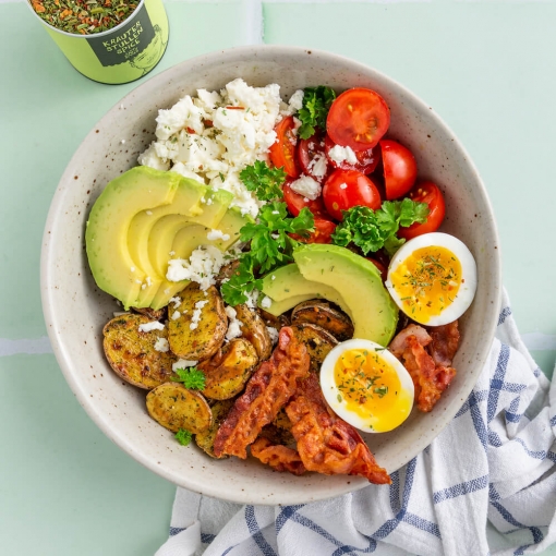 Bunte Frühstücksbowl
