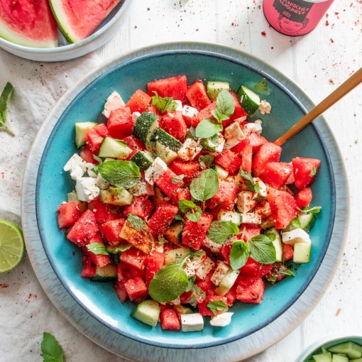 Melonensalat mit Feta