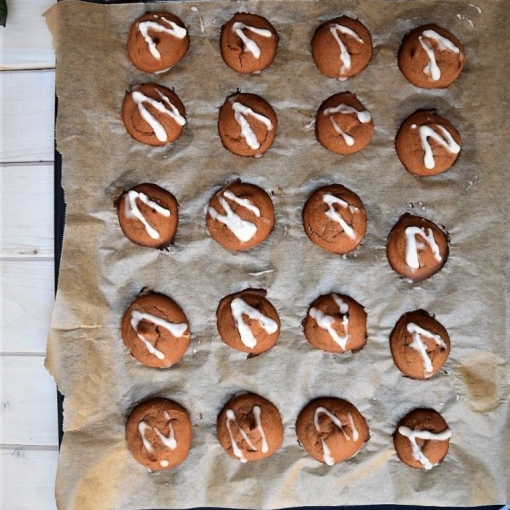 Butternuss-Persimmon Gewürzkekse