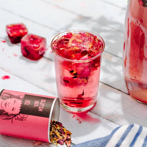 Blütenmix Eiswürfel | Rezept | JUST SPICES