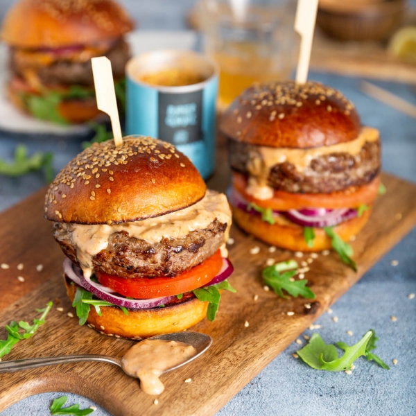 Burger vom Grill Rezept JUST SPICES