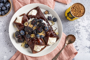 Schoko Bananen Crepes 