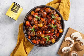 Veganes Pilzragout