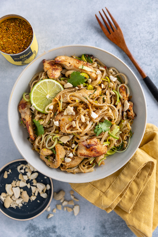 Pad Thai mit Cashewkernen