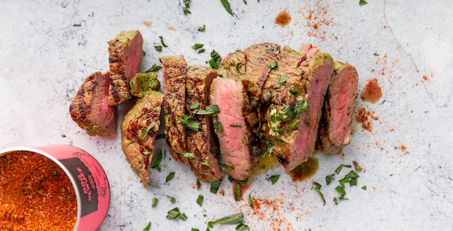 Rindersteak mit Tomatennchutney 