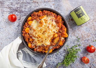 Gnocchi Bolognese Auflauf