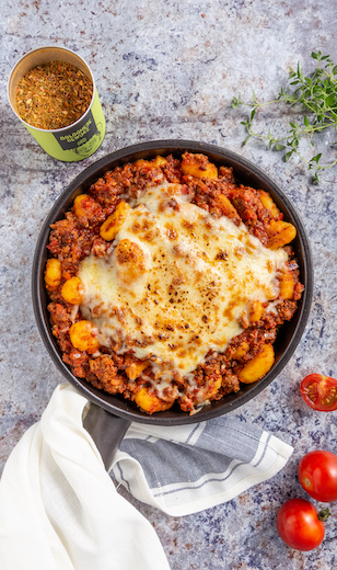 Gnocchi Bolognese Auflauf