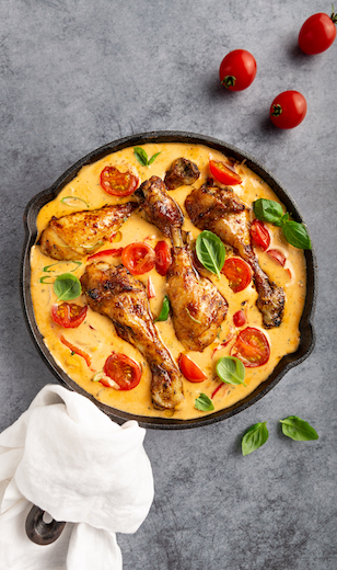Paprika Hähnchen aus dem Ofen 