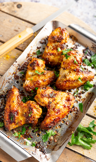 Gegrillte Hähnchen Flügel 
