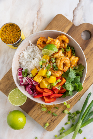 Garnelen Poke Bowl