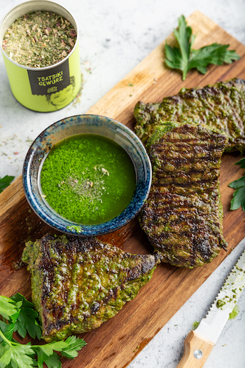 Gegrilltes Rindersteak 