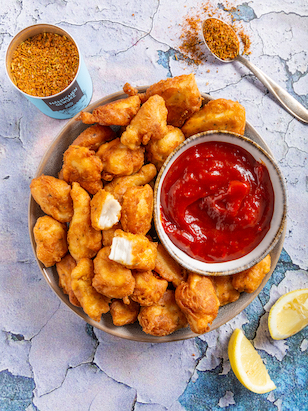 Chicken Nuggets mit Süß Sauer Soße 