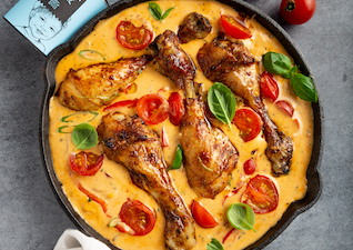 Paprika Hähnchen aus dem Ofen 