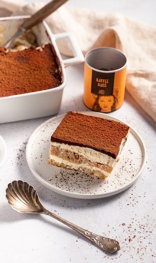 Tiramisu mit Gewürz für Kaffee 